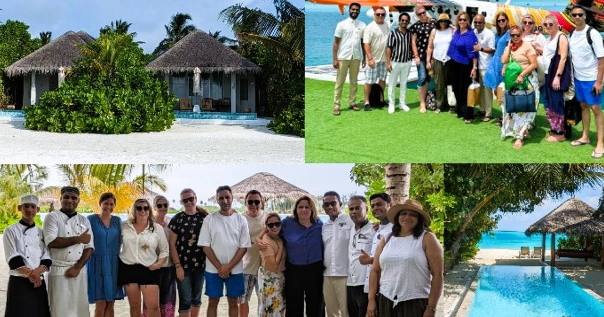 Tony goes island hopping in the Maldives